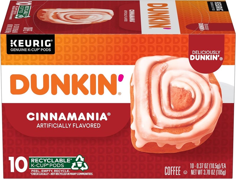 Dunkin' Cinnamania Flavored Coffee K-Cup Pods - Image 1